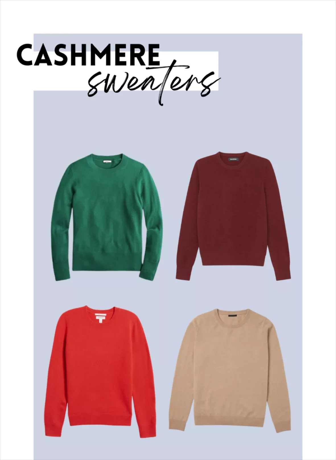 Crewneck Cashmere Sweater curated on LTK