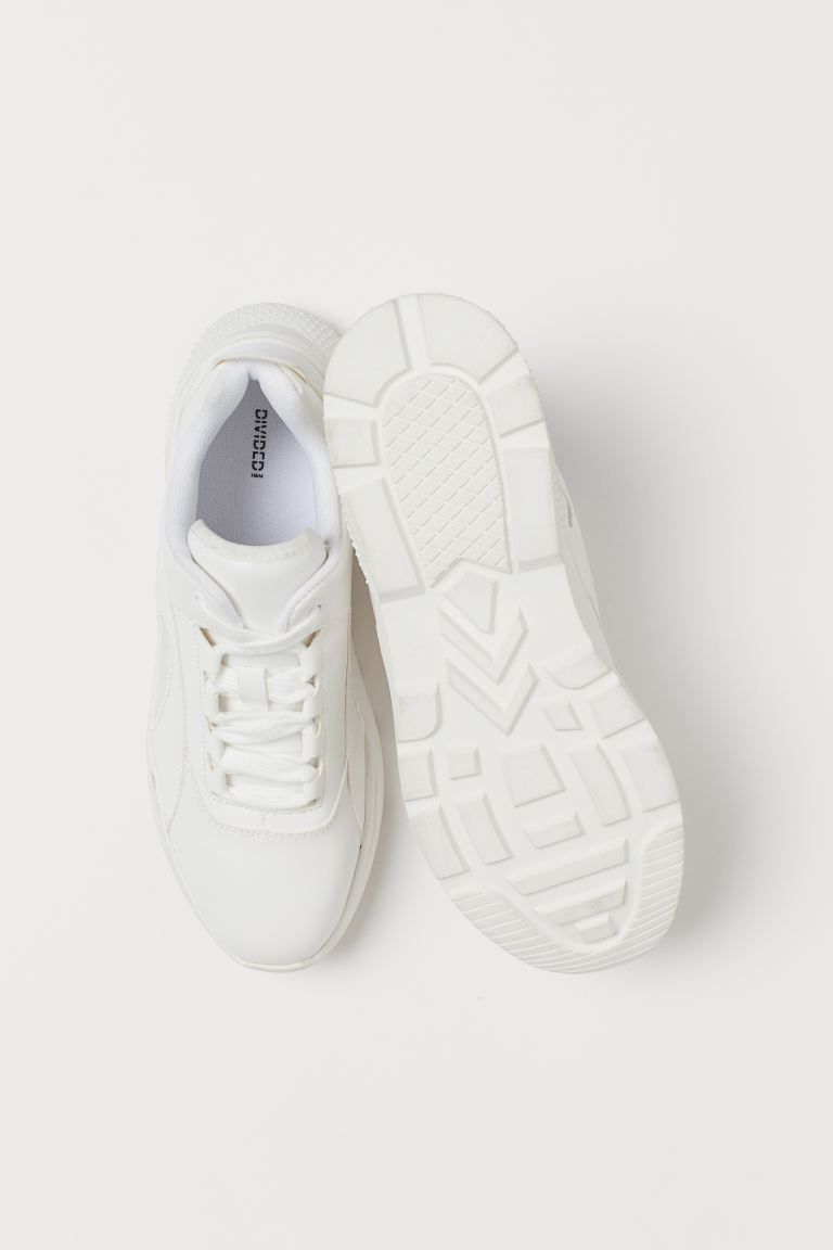 Trainers with a padded edge and tongue, and lacing at the front. Mesh linings and insoles and chu... | H&M (UK, MY, IN, SG, PH, TW, HK)