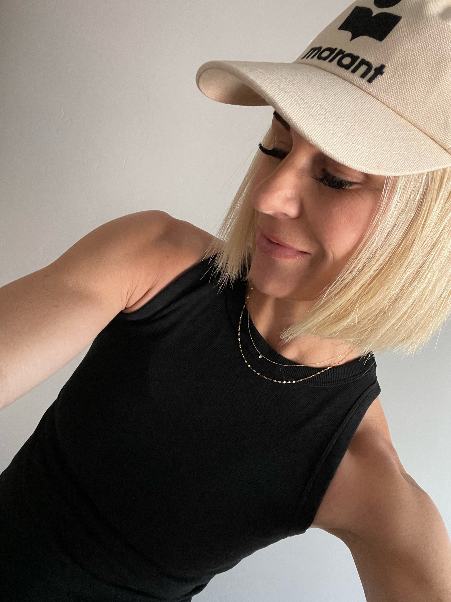 Target tanks! Wearing high neck style size medium. Isabel marant hat. 
✨✨ message me @bethanybrost on Instagram for chain inquiries ✨✨
Mother’s Day gift ideas 

#LTKGiftGuide #LTKSeasonal #LTKFind