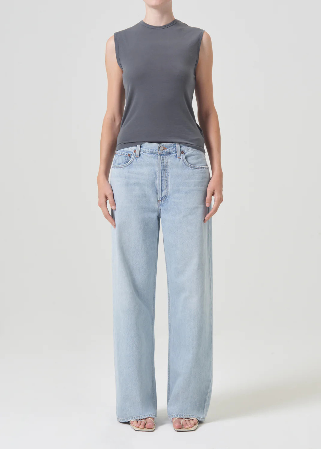 Low Slung Baggy 30.5" in Fragment | AGOLDE