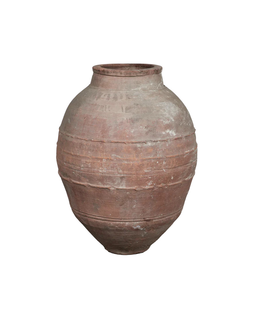Olive Ateliers Vintage Turkish Olive Jar - Pots, Pottery, and Planters | Olive Ateliers