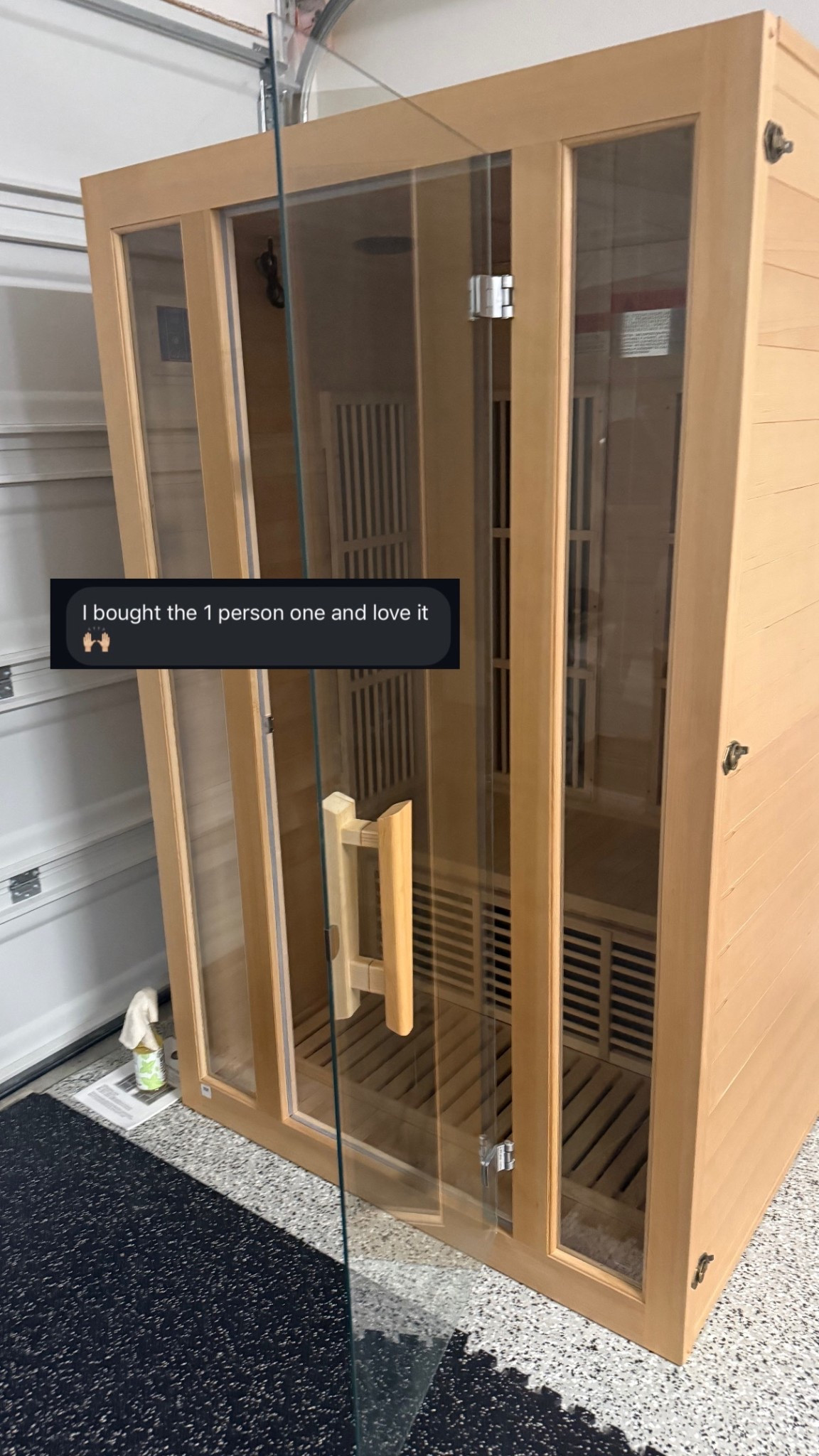 Our 2 person sauna we love 

#LTKfitnessgoals #LTKActive