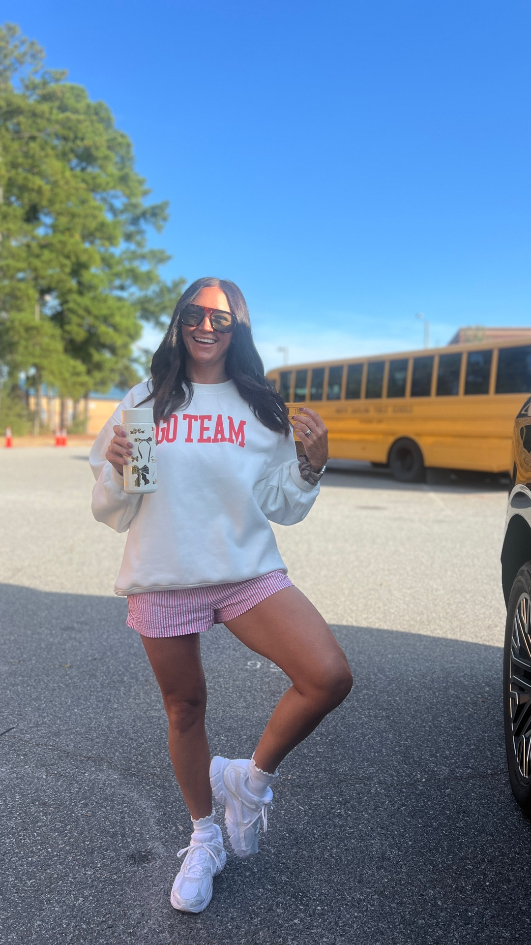 Fall transition game day outfit! Love this Go Team sweatshirt is super versatile!



#LTKOver40 #LTKPetite