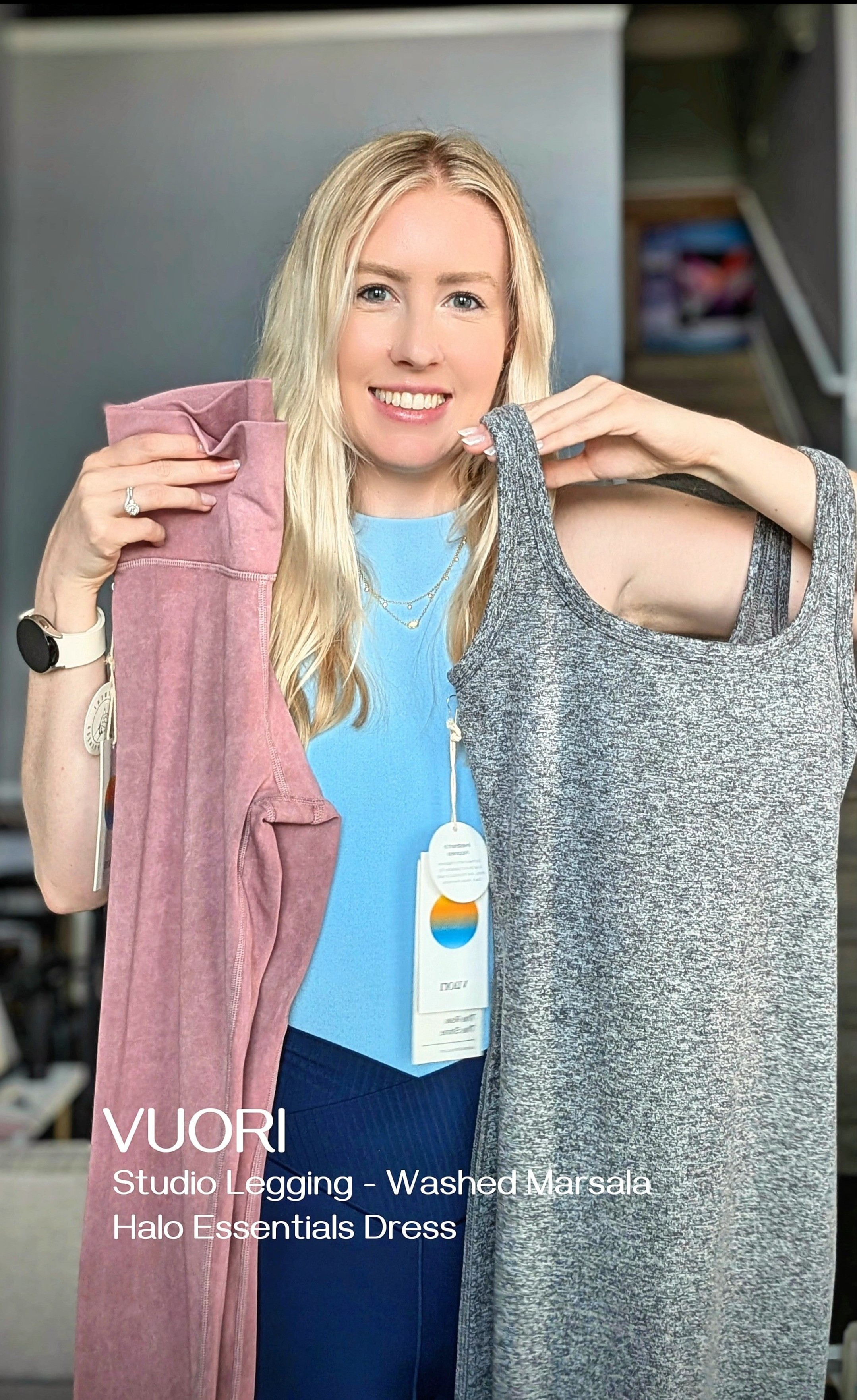 Vuori sale items. Washed Marsala studio Legging, halo essentials dress.

#LTKSaleAlert #LTKActive #LTKFindsUnder100