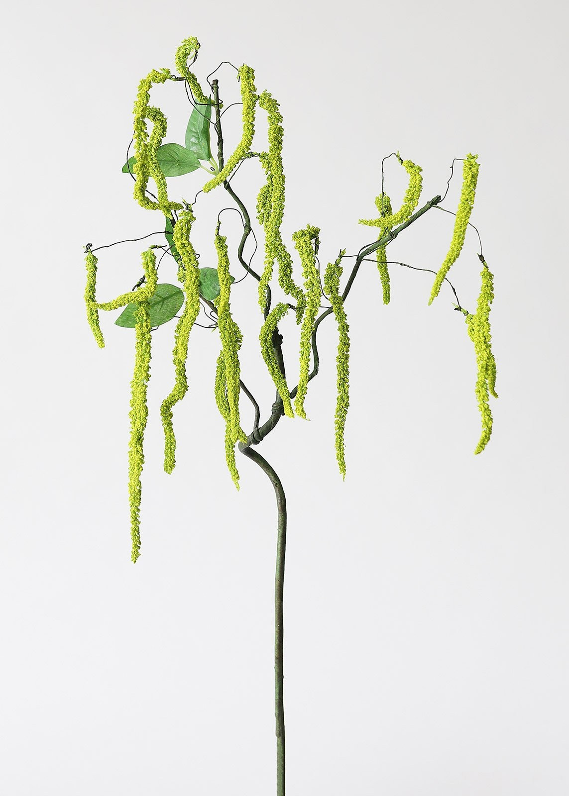 Green Faux Flower Branch with Hanging Amaranthus - 37" | Afloral (US)
