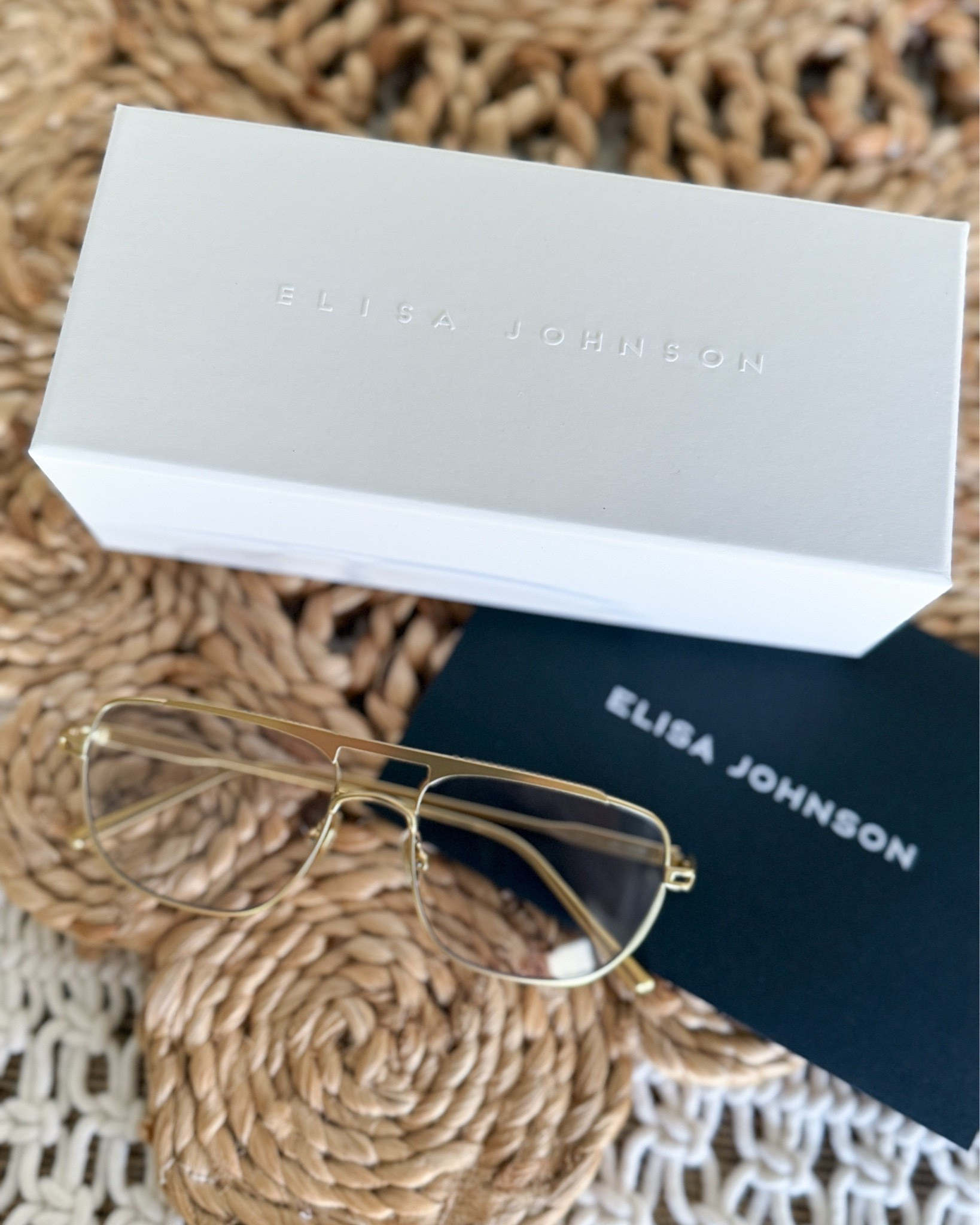 The gold frames I can’t stop wearing. I love the slightly oversized aviator shape & thin gold detail. They feel effortlessly cool, a little vintage & instantly make even the simplest outfit feel more put together.

Elisa Johnson glasses - gold frame glasses - aviator glasses - women’s eyeglasses - oversized glasses - gold metal frames - designer eyewear - everyday glasses - statement eyewear - elevated everyday style - timeless accessories

#LTKNYFW #LTKU #LTKvlog