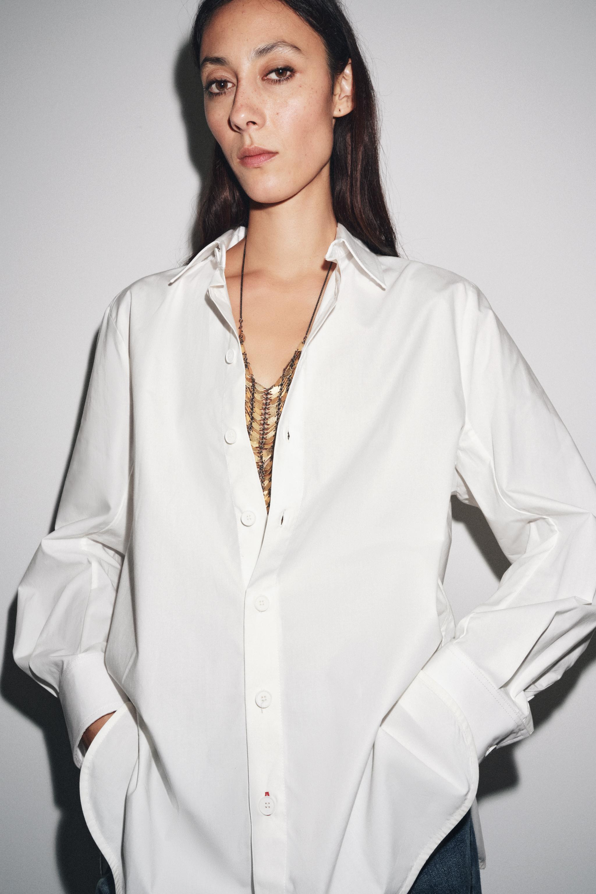 ZW COLLECTION POPLIN SHIRT | Zara US