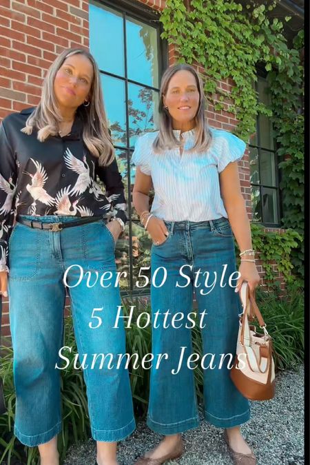 Cropped jeans are amazing for summer 

#LTKOver40 #LTKMidsize
