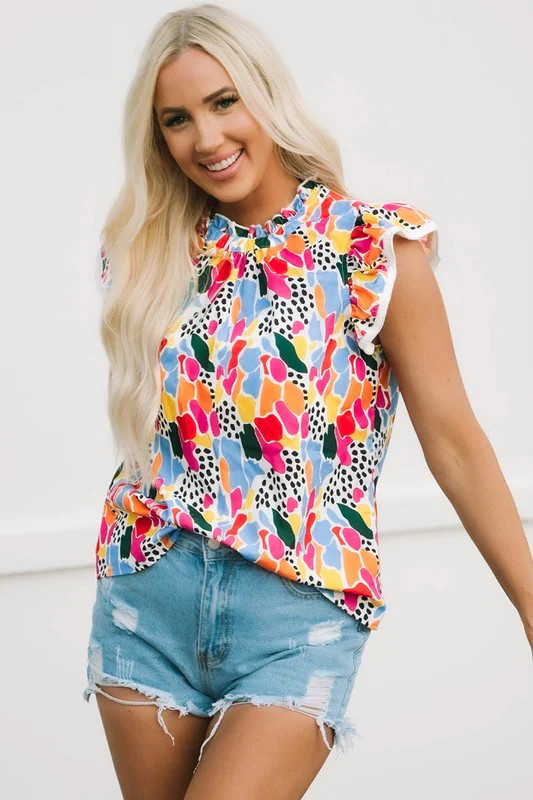 Blissfully Happy Top (S-XL) | The Boxed Bowtique