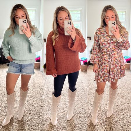 The best cowboy boots for women! Cowboy boots outfit. Cowgirl boots outfit. Western boots outfit. Western style. How to style cowboy boots. 

#LTKshoecrush