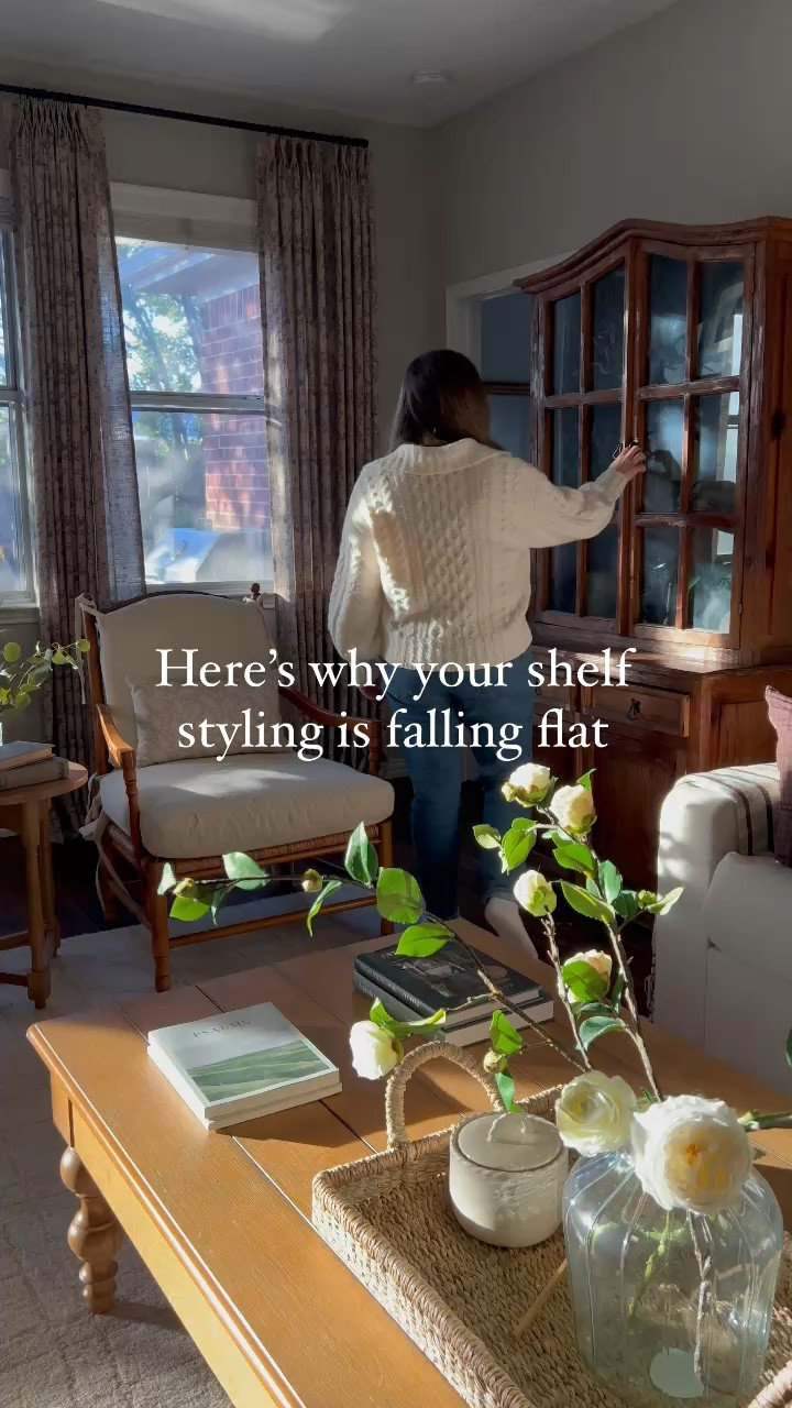 Shelf styling; plants; faux plants; real plants; organic vintage shelf, vintage cottage style, modern cottage style 

#LTKHome #LTKSeasonal