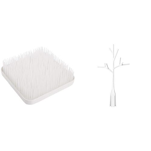 Boon Grass Countertop Drying Rack for Kitchen, Plastic - Winter White with Twig Grass and Lawn Drying Rack Accessory | Amazon (US)