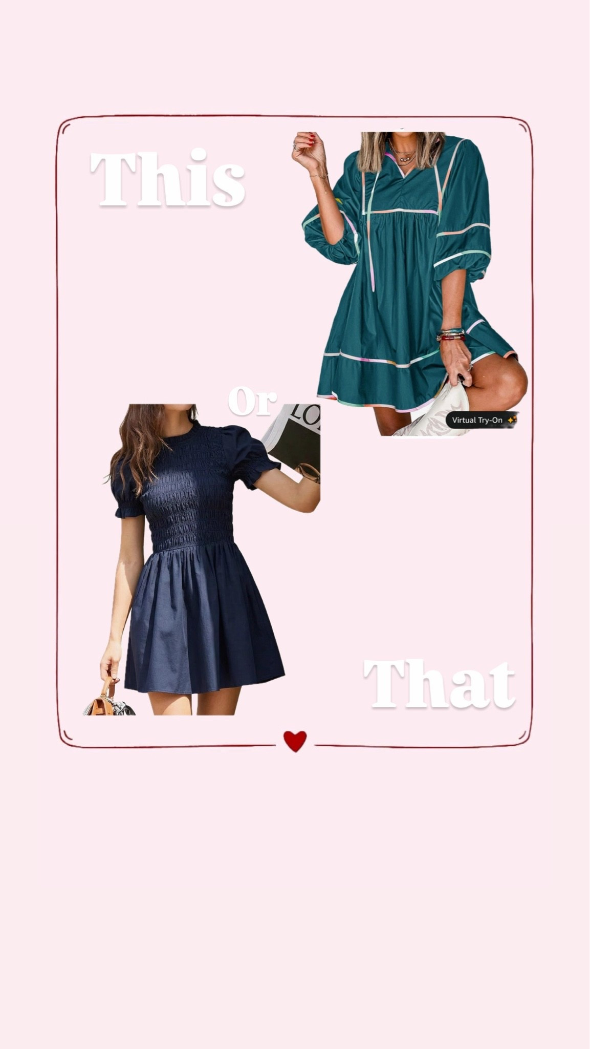 This or that // simple dress vs statement dress
