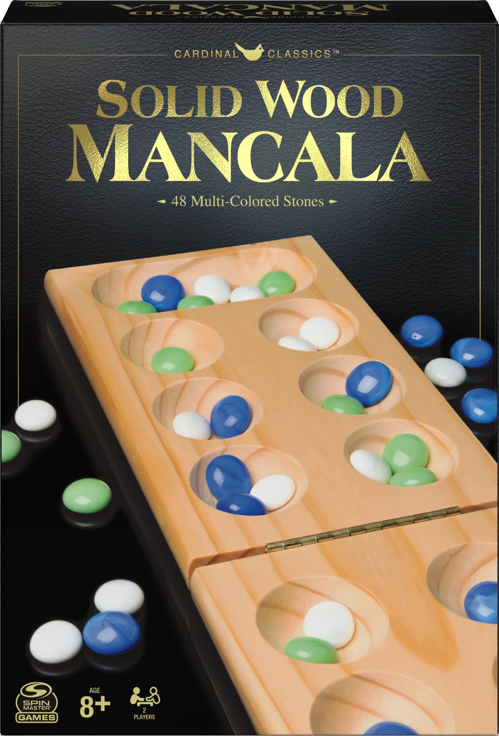 Mancala Strategy Board Game with Folding Wood Board, for Adults and Kids Ages 8 and up - Walmart.... | Walmart (US)