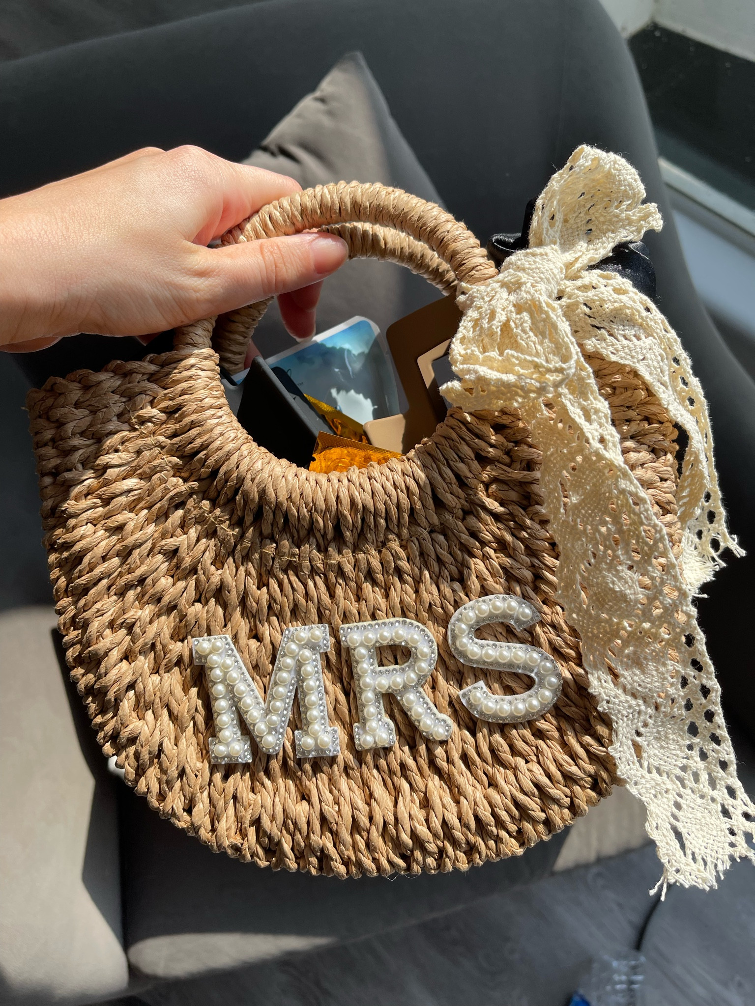 Gift idea for the bride to be // MRS straw purse Amazon! Bridal shower gift basket idea 🤍 

Resort wear, bride vacation outfit, bachelorette beach honeymoon travel gifts for the bride, beach bag tote, bridal gifts, Amazon fashion, engagement gift idea

#LTKWedding #LTKItBag #LTKTravel