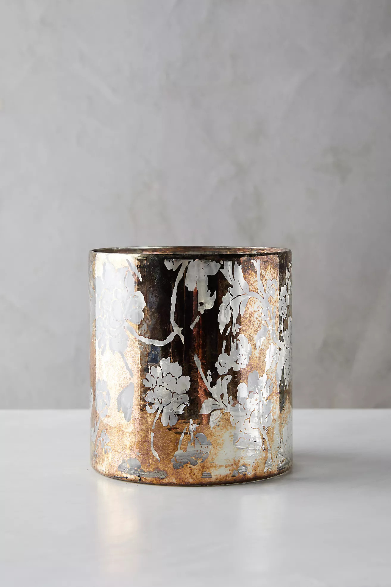 Golden Floral Hurricane | Anthropologie (US)