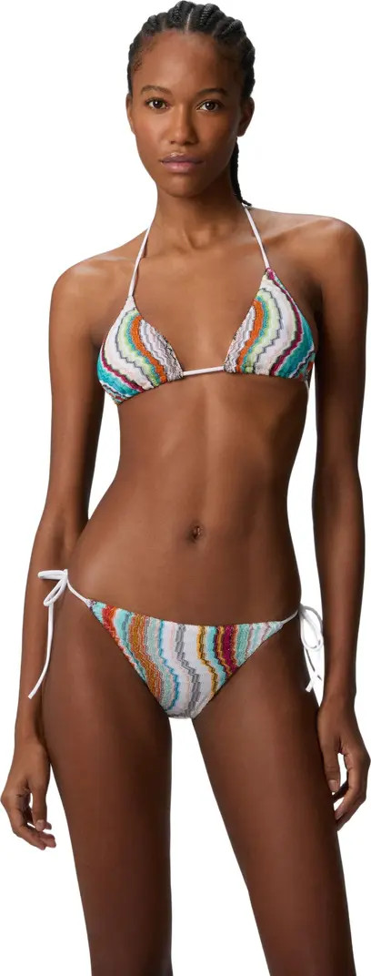 Missoni Triangle Bikini With Lamé Wave Motif | Nordstrom | Nordstrom