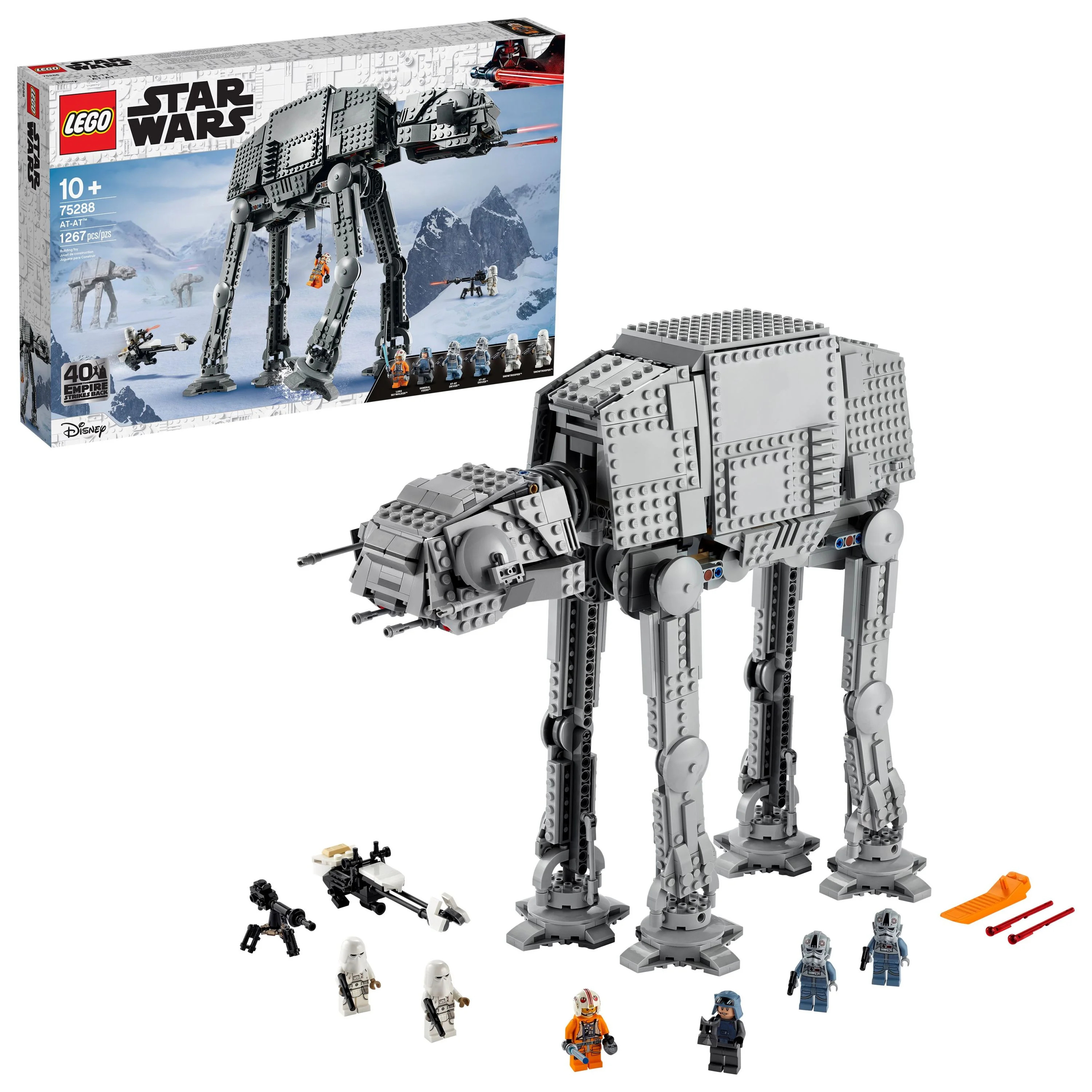 LEGO Star Wars AT-AT Walker 75288 Building Toy, 40th Anniversary Collectible Figure Set, Room Dé... | Walmart (US)