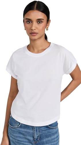 Splendid Women's Skye Tee, White, S | Amazon (US)