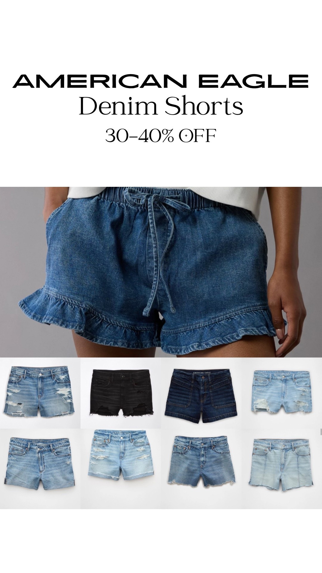 American Eagle Denim shorts sale 

#LTKFindsUnder50 #LTKSaleAlert #LTKStyleTip