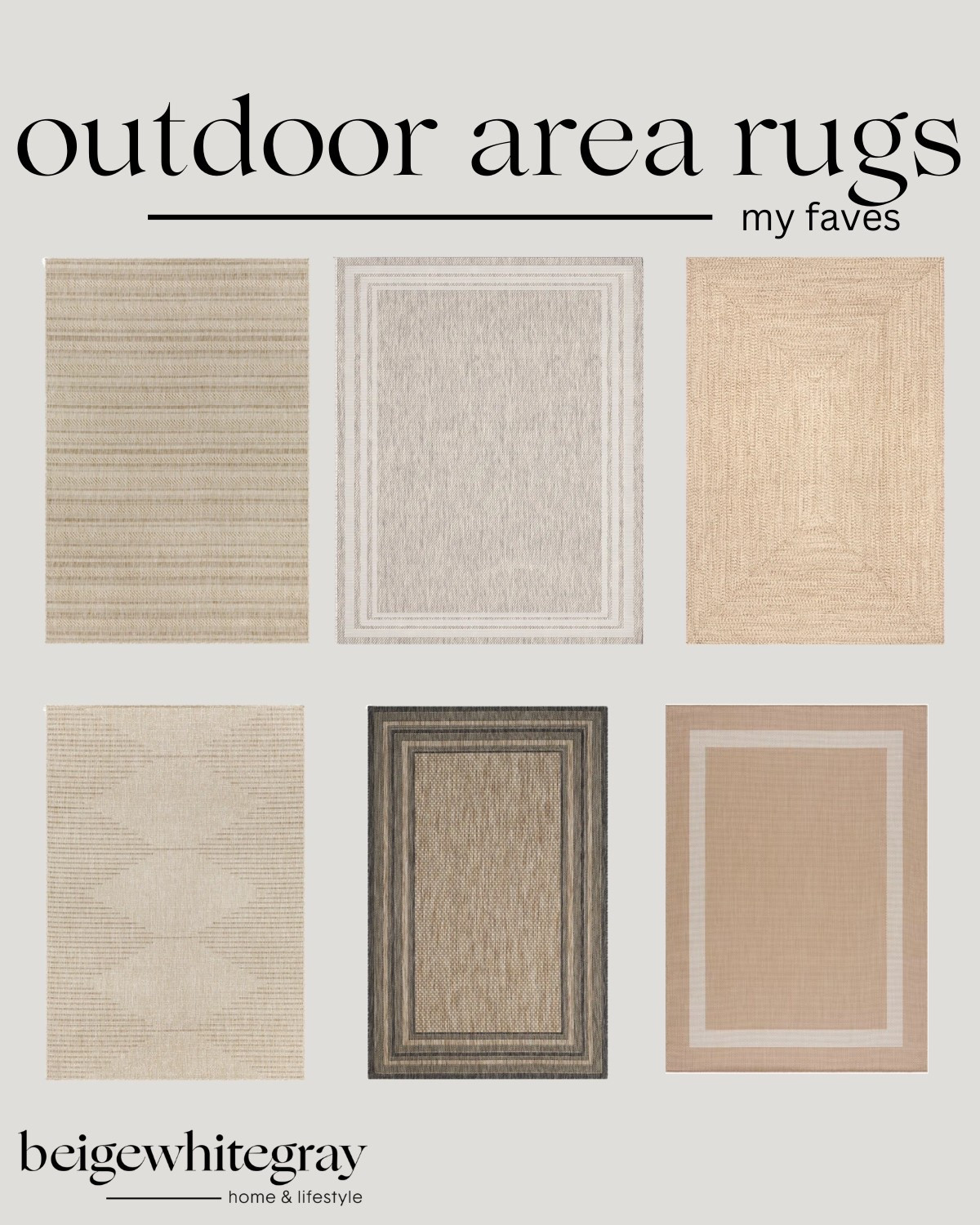 Outdoor Area Rugs

area rugs  trending area rugs  outdoor area rugs  must-have area rugs  neutral area rugs

#LTKHome #LTKSeasonal #LTKStyleTip