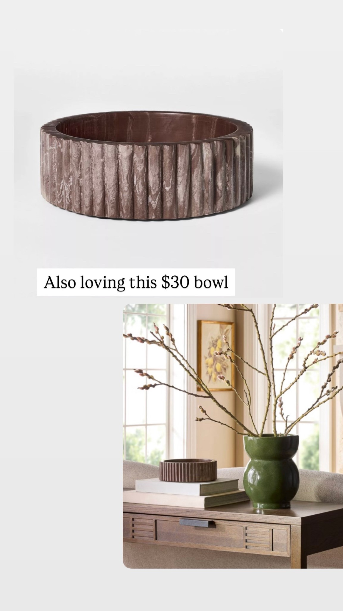 Gorgeous marble bowl for living room decorr

#LTKStyleTip #LTKHome #LTKFindsUnder50