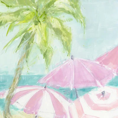 Summer Pink Umberllas II by Susan Pepe | Wayfair North America