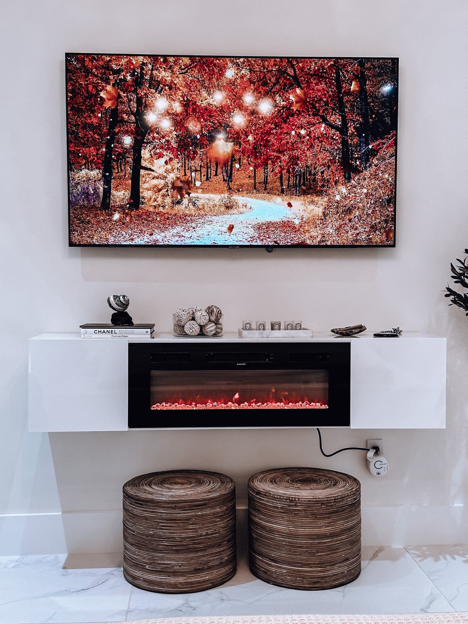 Fireplace, electric fireplace, olive tree, faux olive tree, ottoman, coffee table book, bedroom decoration, bed cozy blanket, bed throw blanket, neutral decoration, fall decoration, fall home decor

#LTKGiftGuide #LTKSeasonal