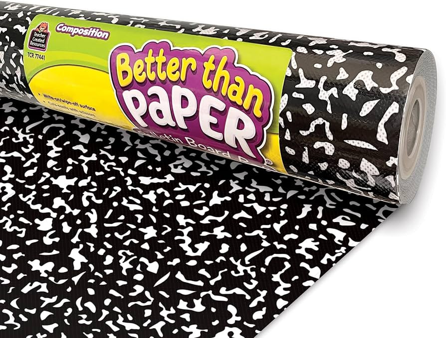 Teacher Created Resources Composition Better Than Paper\u00ae Bulletin Board Roll (TCR77441) | Amazon (US)