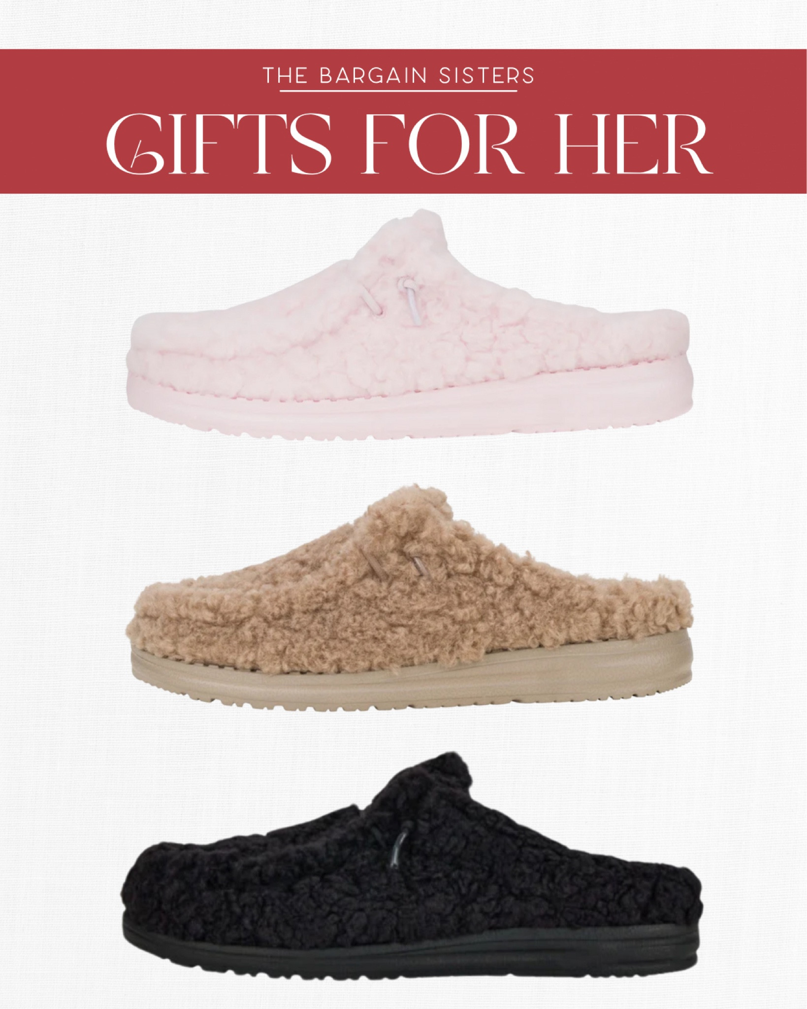 #ad You all know how much we love to be comfortable and cozy even when we’re on the go. With our HEYDUDE’S we can do just that. We’re even giving the gift of @heydude to some of the ladies on our lists this year.