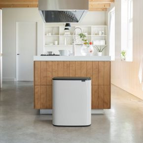 Brabantia Bo Touch Trash Can (Dual 8 Gallon) | West Elm (US)