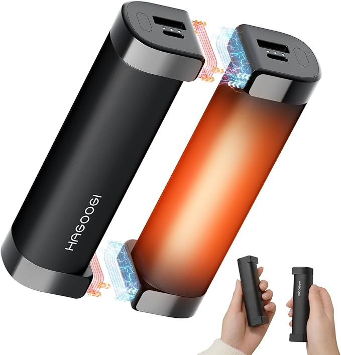 Hand Warmers Rechargeable 2 Pack, Magnetic Electric Hand Warmers 10000mAh, 360° Heating 14Hrs Wa... | Amazon (US)