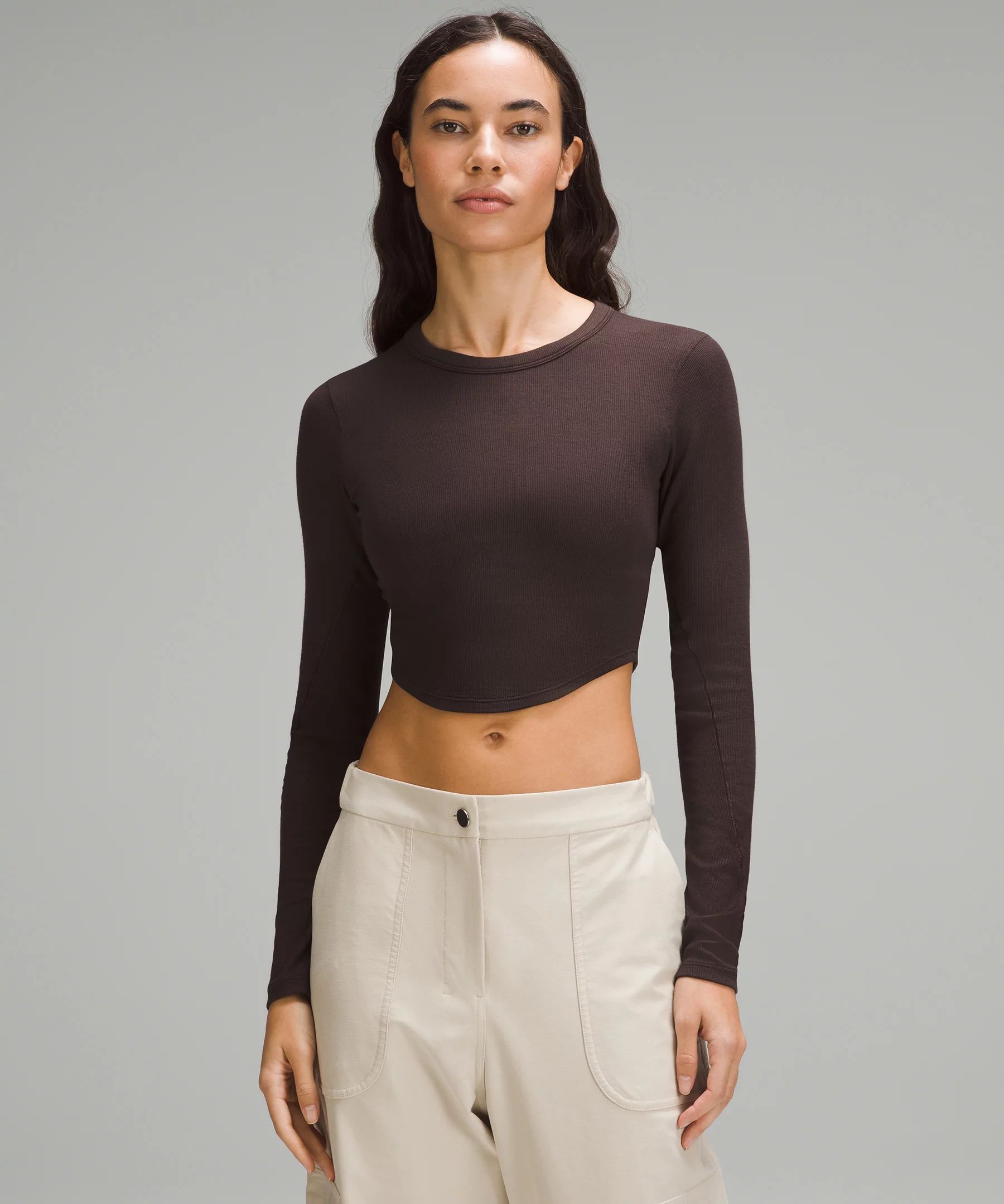 Hold Tight Cropped Long-Sleeve Shirt | Lululemon (US)