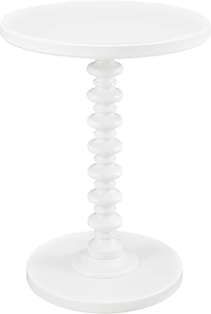 Powell Furniture Powell Round Spindle, White Table | Amazon (US)