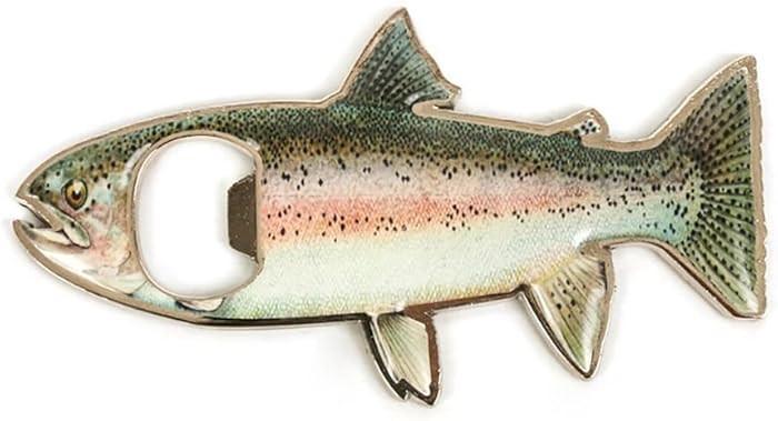 1Pcs Stainless Steel Trout Fish Shape Bottle Opener 2 in 1 Fish Bottle Opener for Bars Restaurant... | Amazon (US)