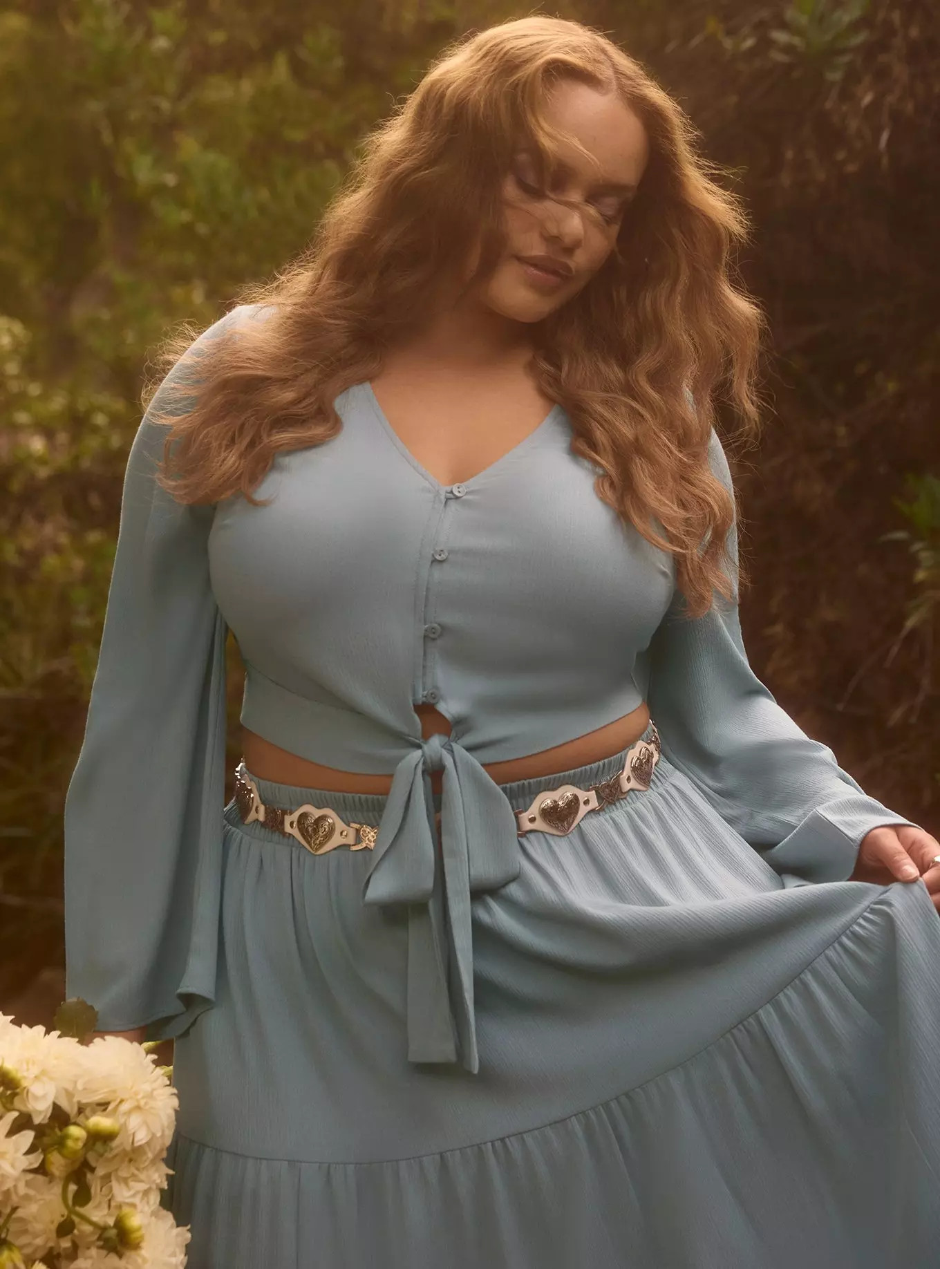 Festi Tie-Front Maxi Skirt Set | Torrid (US & Canada)