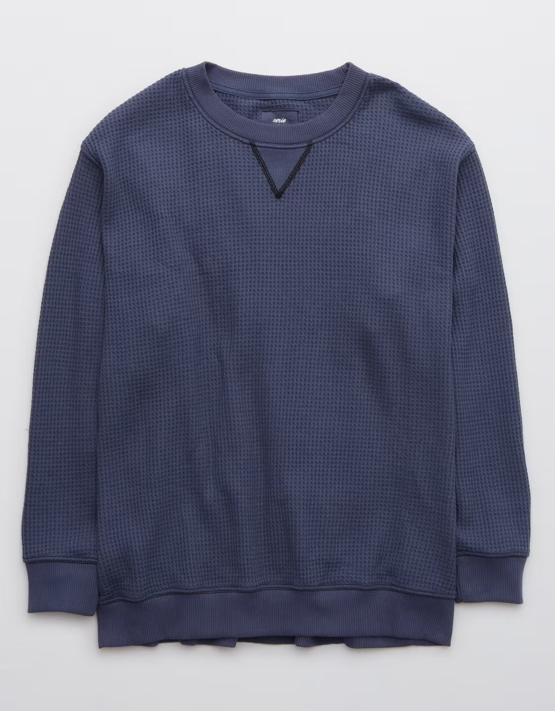 Aerie The Sweat Waffle Crew Neck Sweatshirt | American Eagle Outfitters (US & CA)