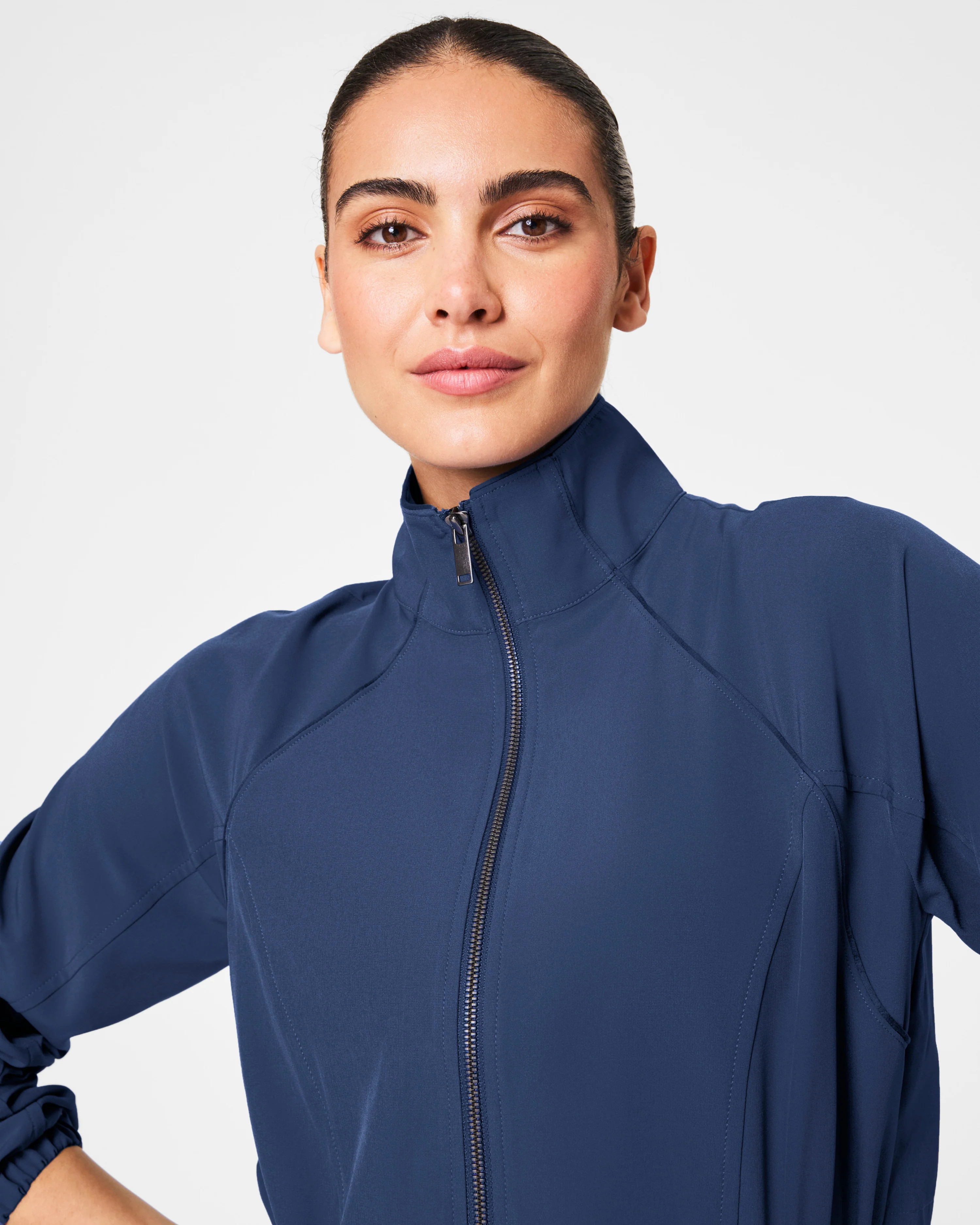On the Move Cinched Back Jacket with UPF 50+ | SPANX | Spanx