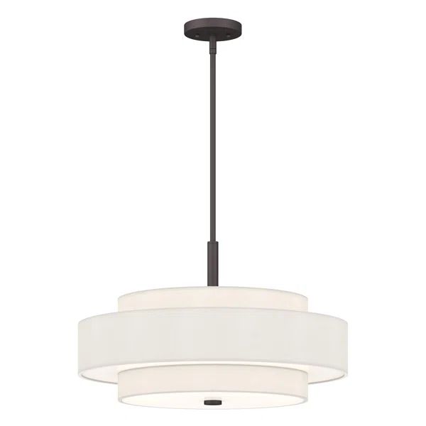 Flaire 5 - Light Dimmable Drum Chandelier | Wayfair North America