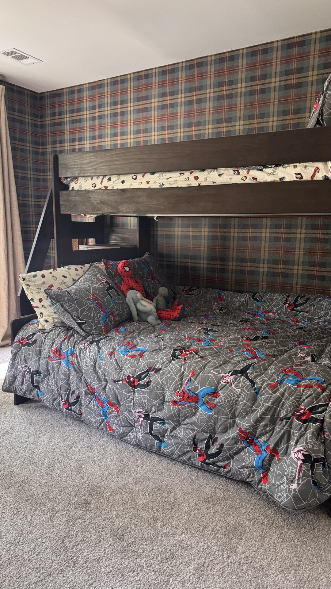 Boys bedroom furniture toddler bedroom decor bunk bed spiderman bedding kids room big boy room sheets mattress boy bedroom superhero bedroom wallpaper

#LTKHome #LTKKids #LTKBaby