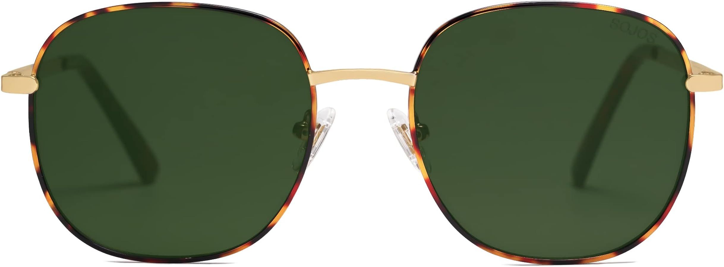 SOJOS Classic Square Sunglasses for Women Men with Spring Hinge Sunnies SJ1137 | Amazon (US)