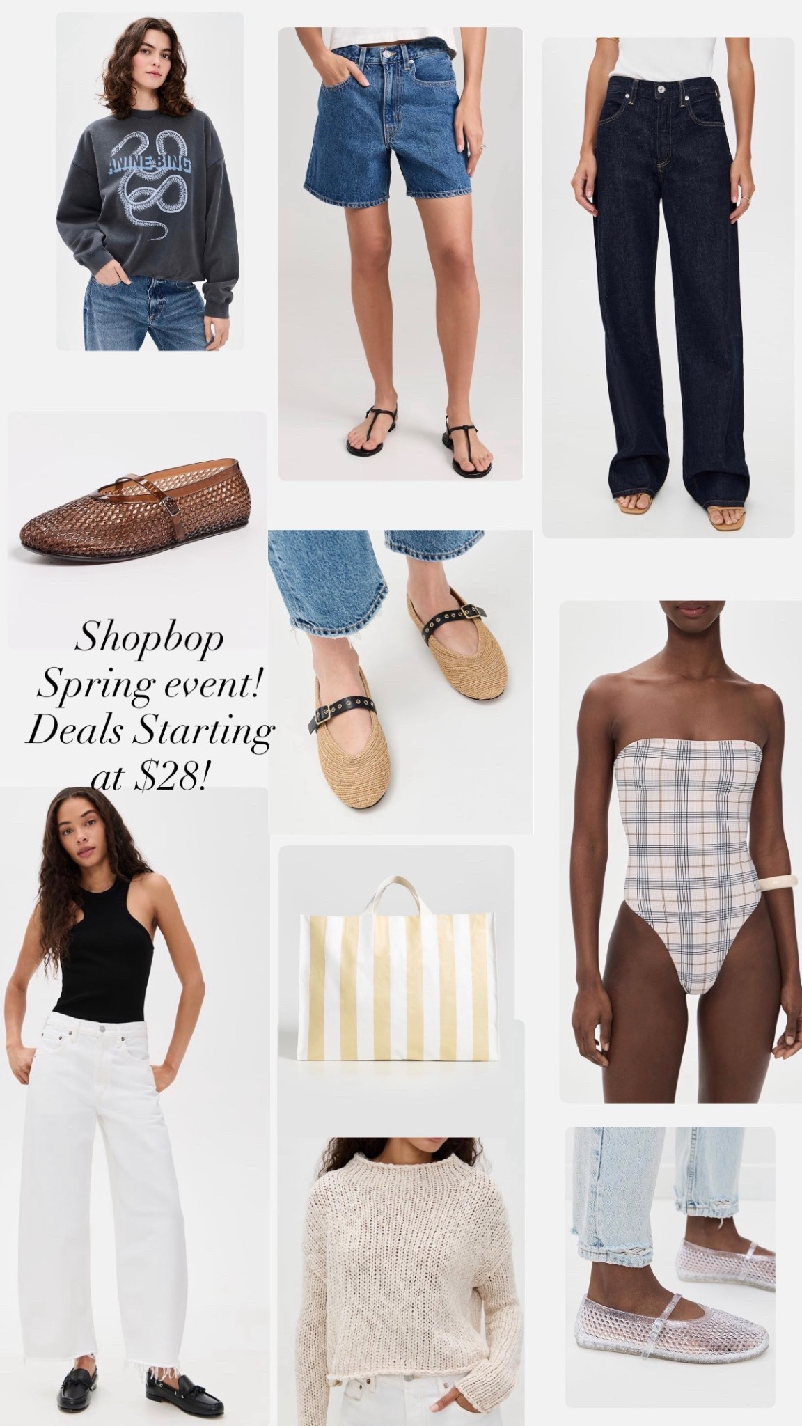 If you don't buy this perfect summer tote for $28 on sale what are you even in doing! PLUS 20% off citizens of humanity, Agolde, Madewell, Anine bing, free people  & jelly flats on sale (for. $40) with code "SPRING20". This bathing suit is also giving Burberry vibes for $80! Get itttt all now! Summer is around the corner!  THE Shopbop spring sale is only 4 days, this is the time to stock up for summer! Don't miss it!

#LTKmomlife #LTKSeasonal #LTKOver40