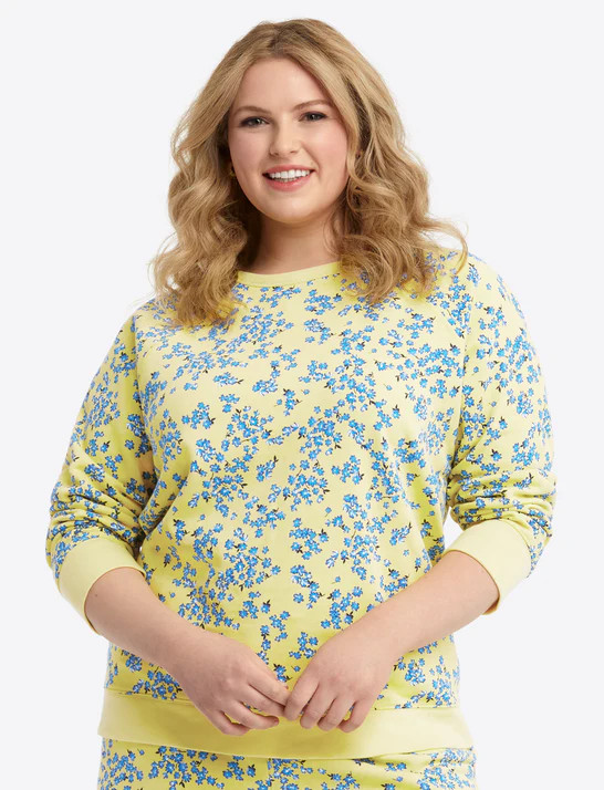 Natalie Sweatshirt in Cherry Blossom | Draper James (US)