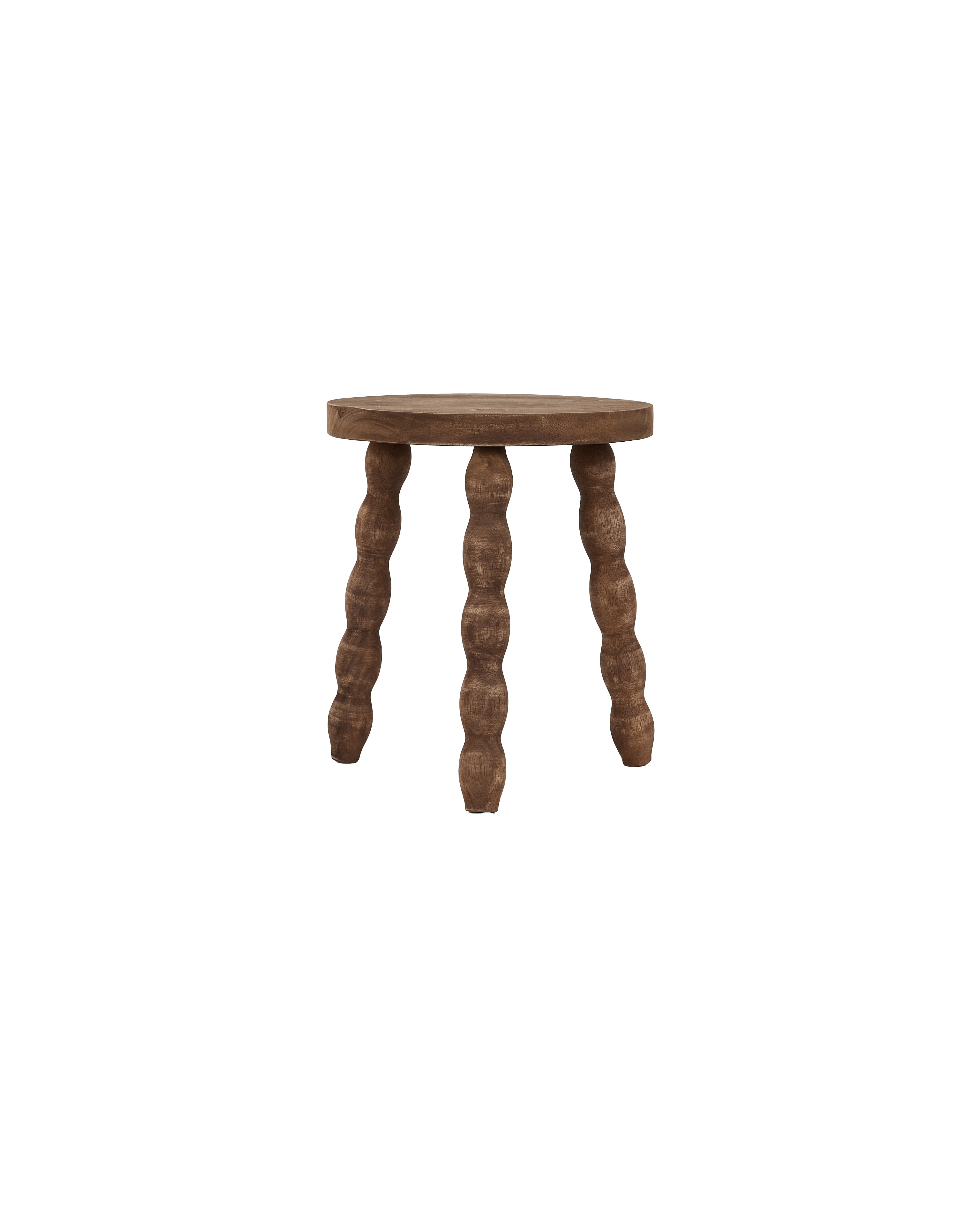 Olive Ateliers Milking Stool Petite Round - Sauvignon from India | Olive Ateliers
