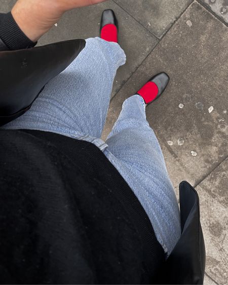 Simple way to add in a hint of unexpected red to any casual or work outfit 

Red socks, ballet pumps, casual office outfit 

#redsocks #unexpectedred #balletpumpoutfir #springoutfit 

#LTKeurope #LTKstyletip #LTKfindsunder50