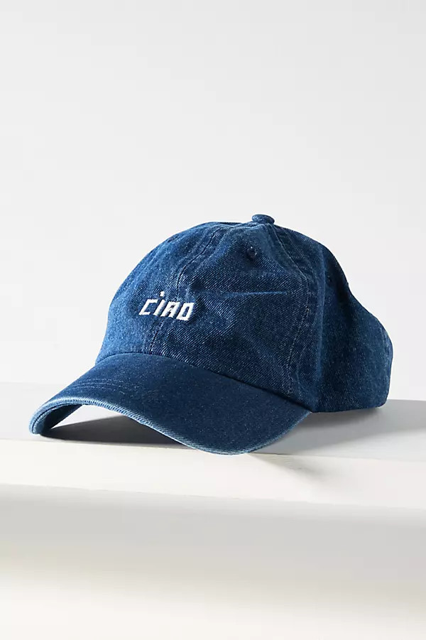 Clare V. Ciao Denim Baseball Cap | Anthropologie (US)