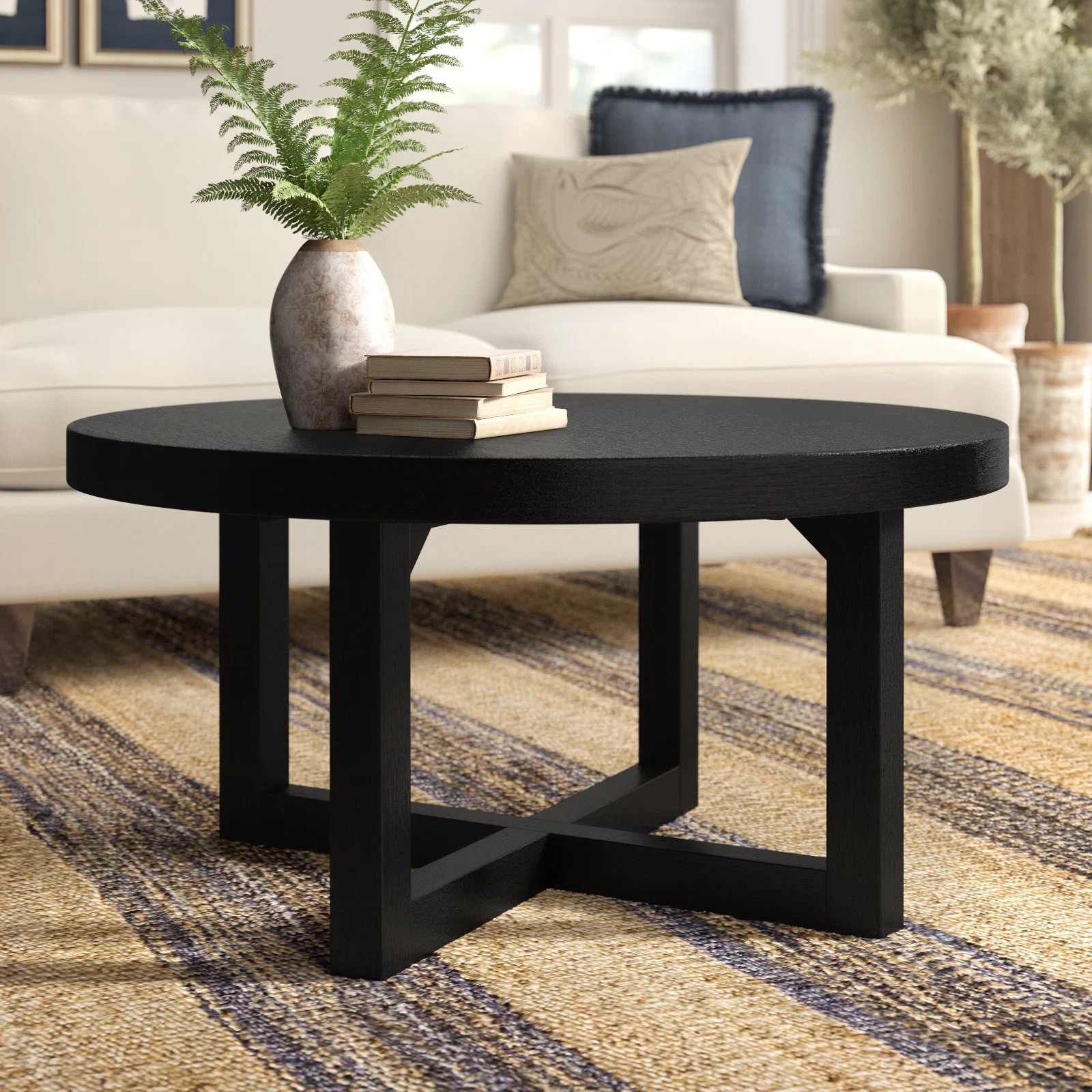 Zipcode Design™ Adelia Cross Legs Coffee Table & Reviews | Wayfair | Wayfair North America