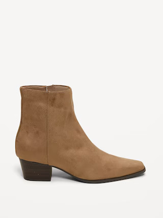 Low-Heel Booties for Women | Old Navy (US)