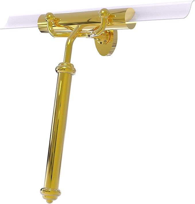 Allied Brass SQ-20-PB Shower Smooth Handle Squeegee, Polished Brass | Amazon (US)