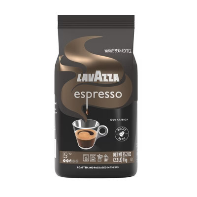 Lavazza Espresso Whole Bean Coffee, Medium Roast, 100% Arabica, 2.2 lb Bag N/A Pack of 1 | Target